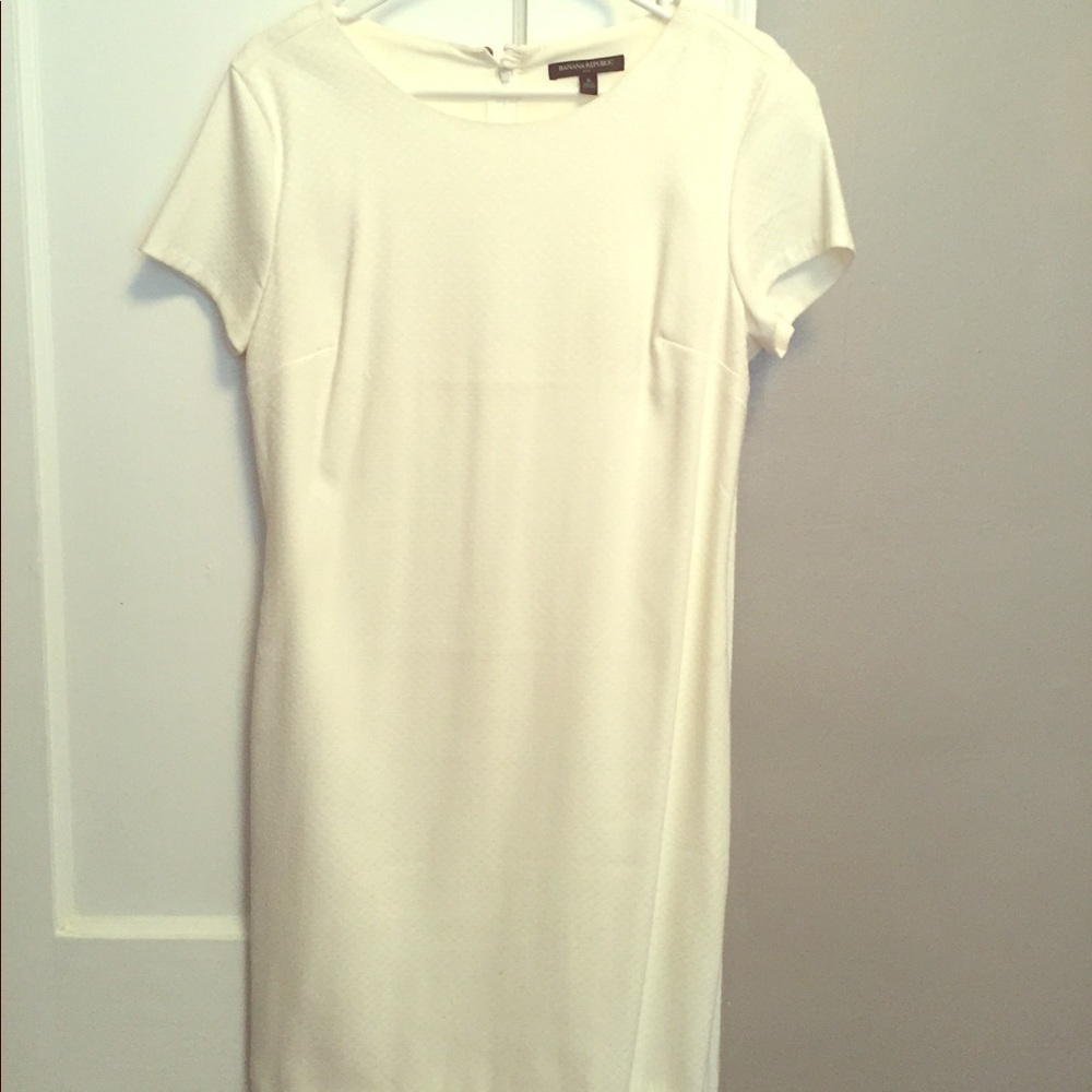 Cream shift dress
